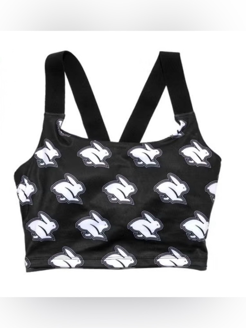 Run in Rabbit Croptastic Run Crop Top — XS | New With Tags | Gold/Navy